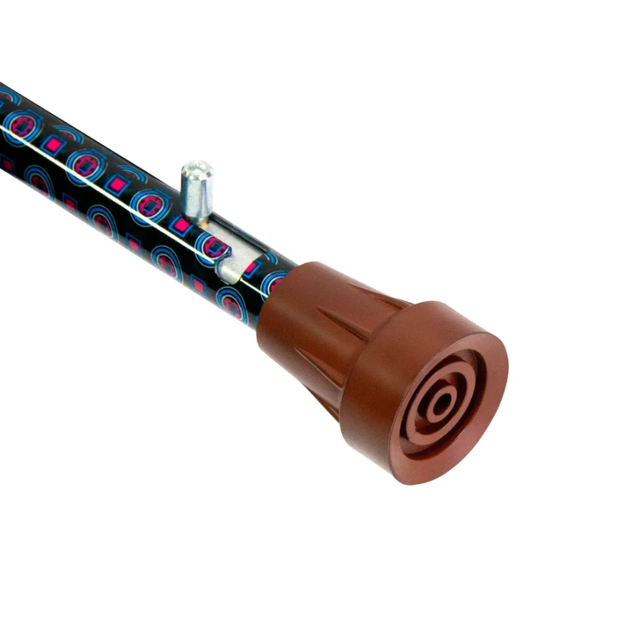 Трость телескопическая с пластмассовой ручкой ТР1(ПР) с УПС, цвет Ванильное небо фото 6