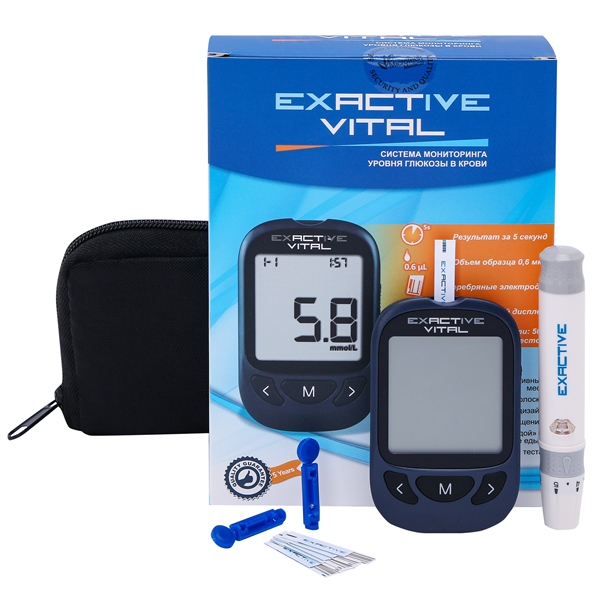 Глюкометр Exactive Vital фото 2
