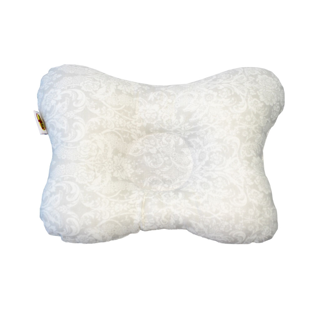 Подушка новорожденных ОртоМедтехника "Бабочка", хлопок/холлофайбер, 23 см х 28 см фото 2