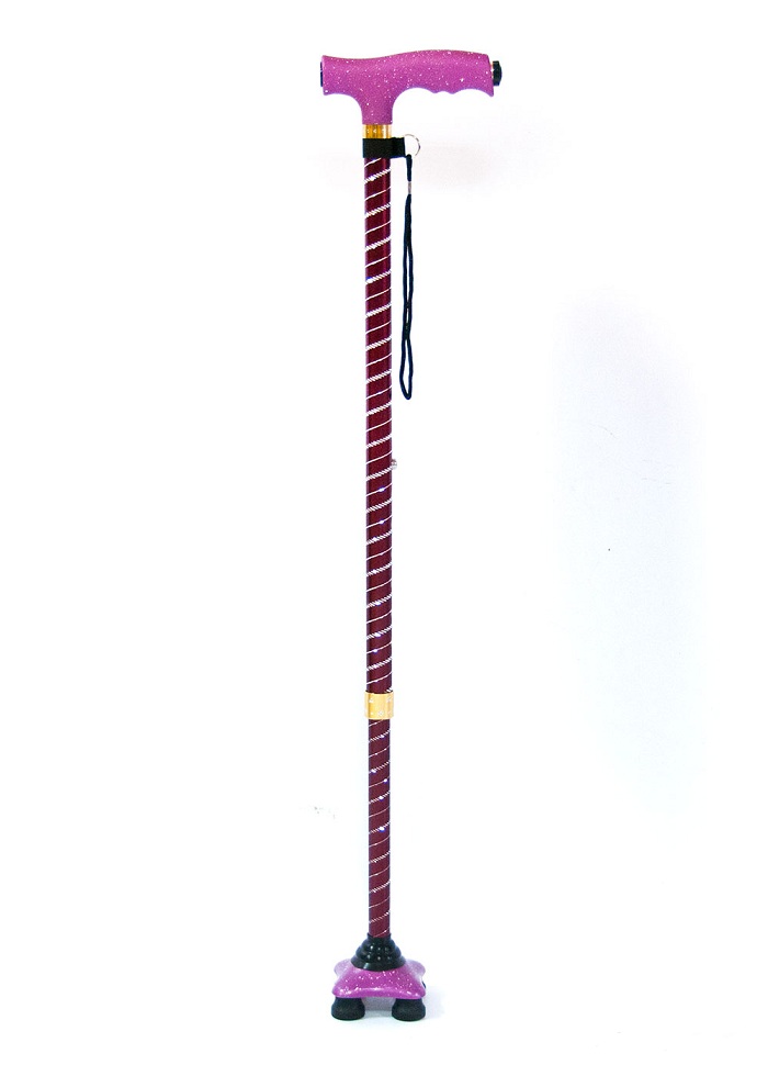 Трость четырехопорная ТР4 (Спираль)  фото 1