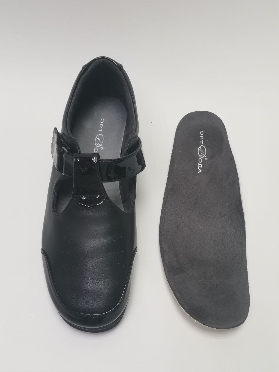 Полуботинки осенние женские цв. черный 8502-Л-501 СД фото 6