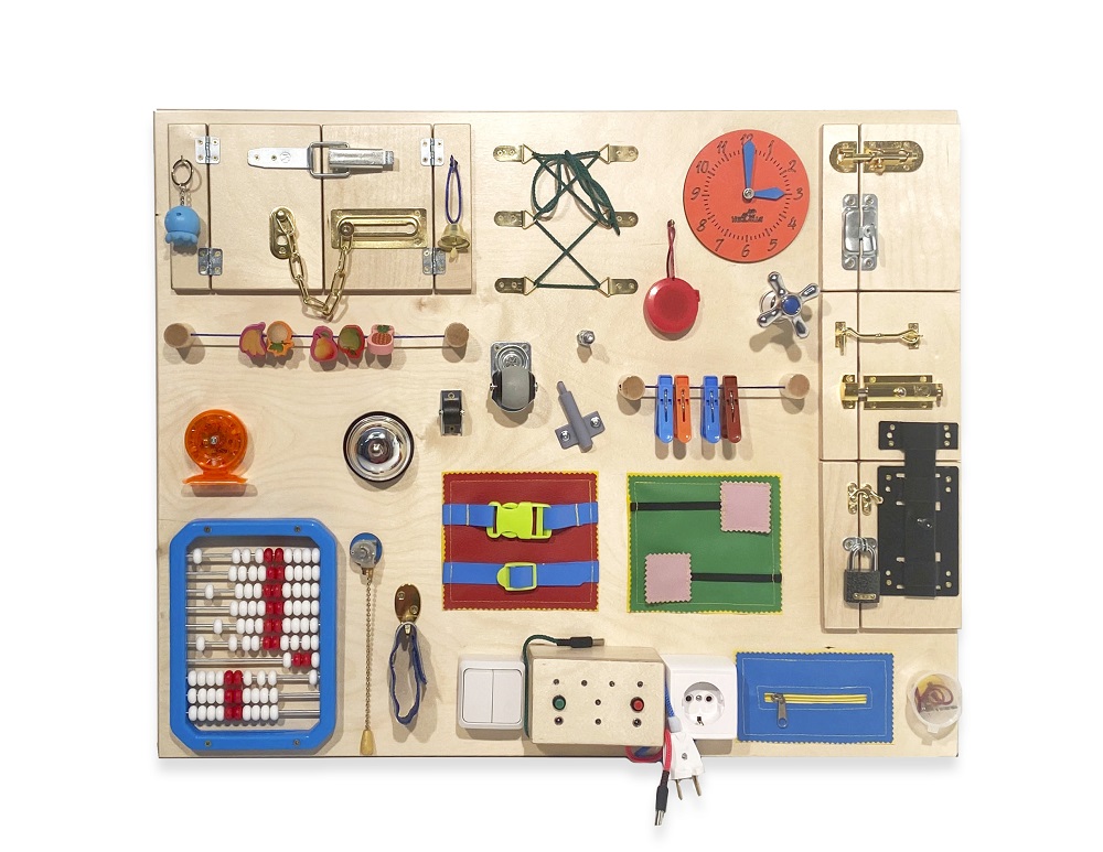 Модуль для развития мелкой моторики, 80*60*10 см фото 1