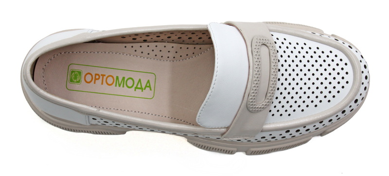 Туфли женские цв.бежевый 22В-1FA635 фото 4