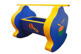 Колыбель с веревкой 80*30*70 с любым национальный орнаментом фото 1