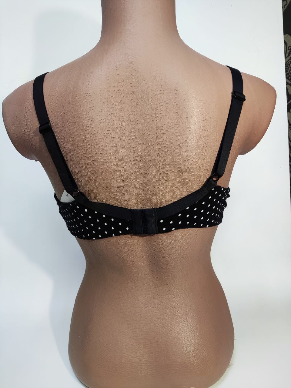 Бюстгальтер после мастэктомии Черное с белыми точками 0860-1 П01 фото 6