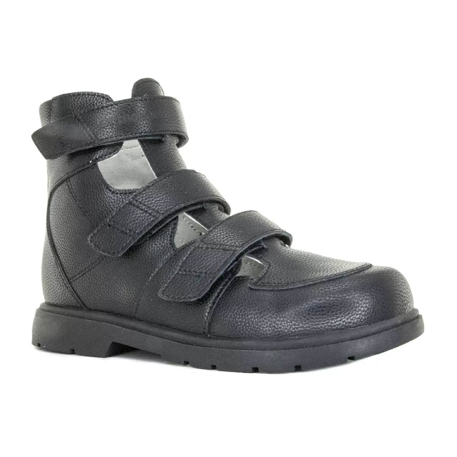 Сандалии с широким раскрытием и высоким берцем Orthoboom 81597-32, цвет насыщенный черный фото 1