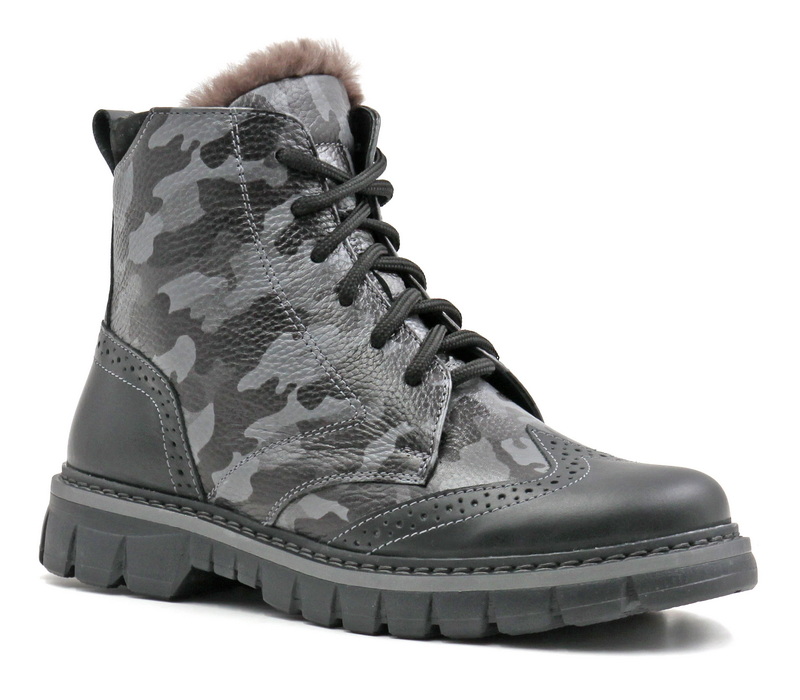 Ботинки зимние цв. серый 2300-ХМ-204 фото 1
